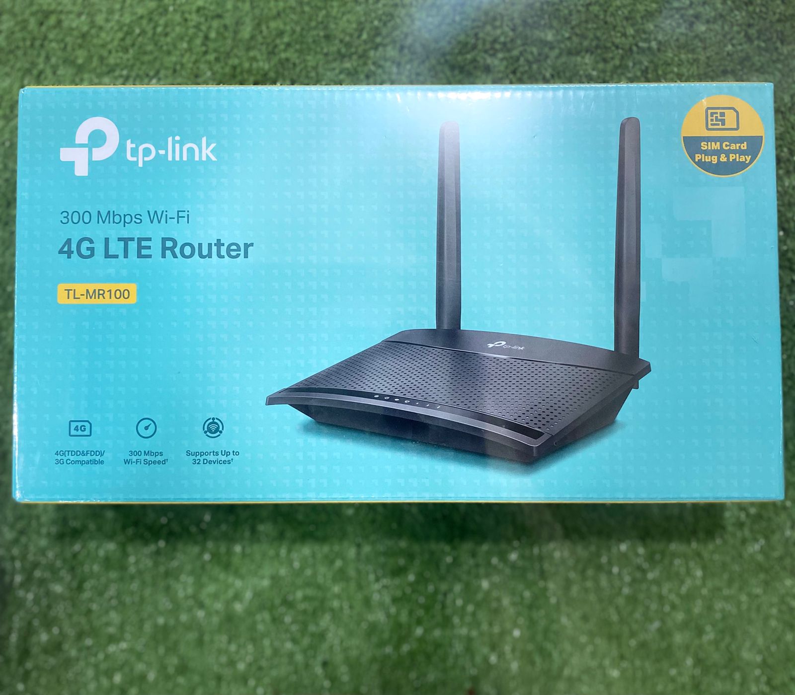 TP-Link Wi-Fi Sim Router TL-MR100 300 Mbps Wireless N 4G LTE Router - PTA Approved