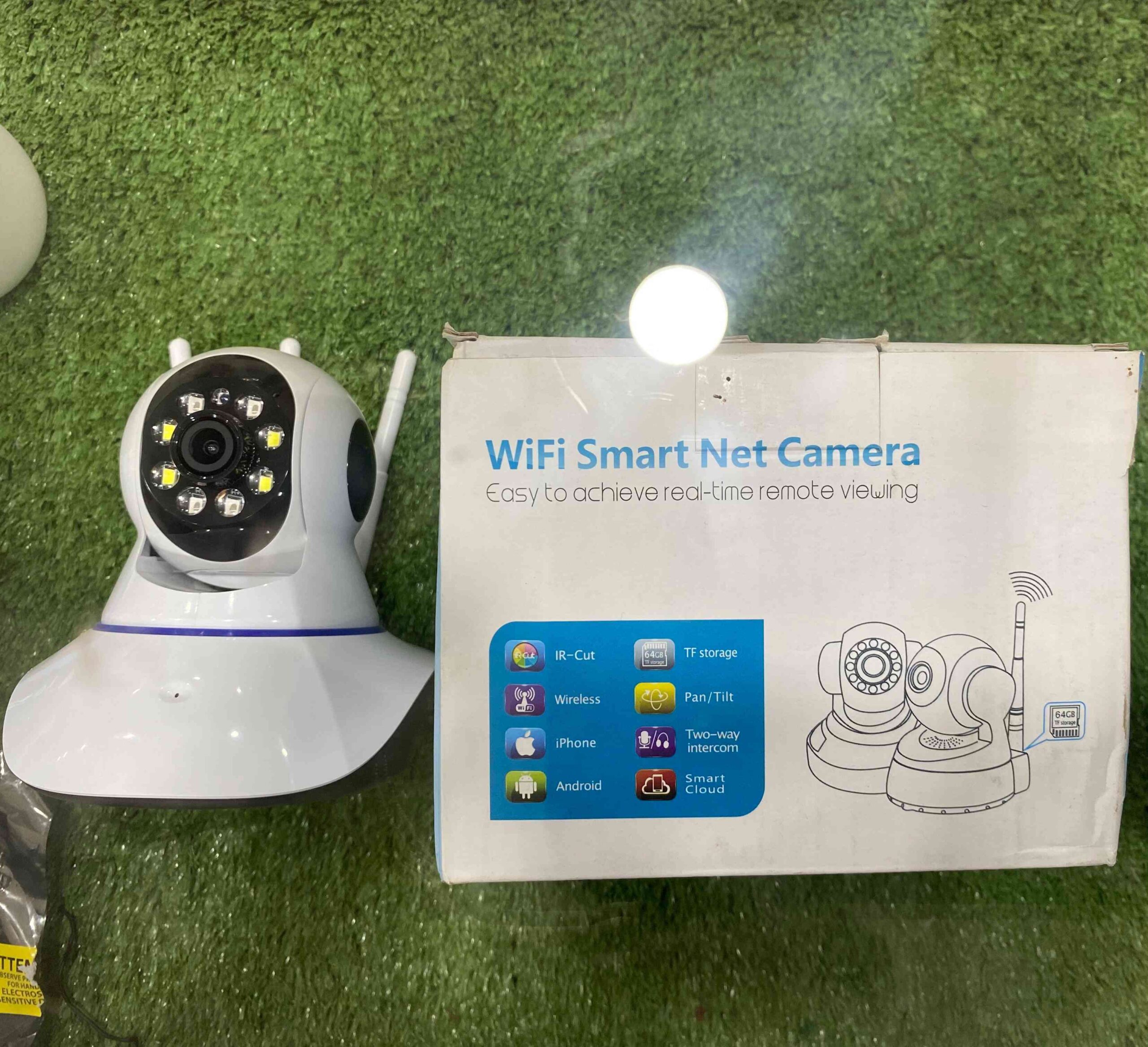 WIFI SMART NET CAMERA 360 DEGREE ROTATION 3 ANTENA