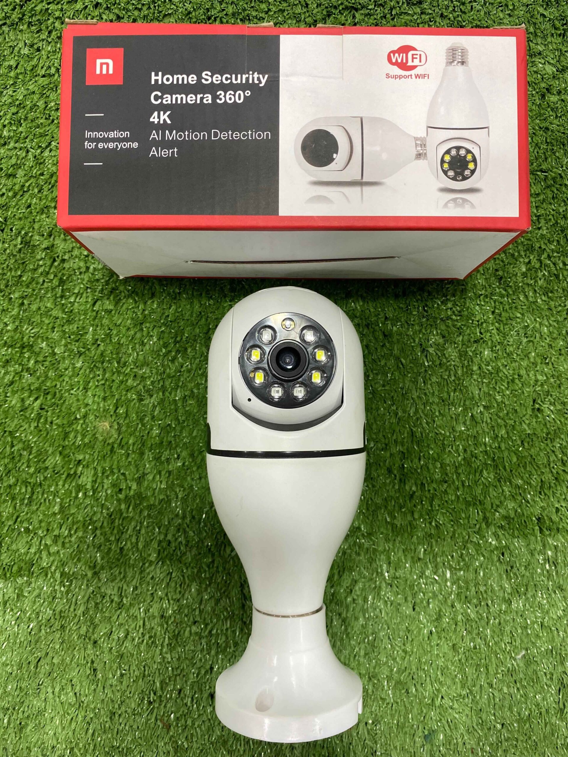 Home Security Camera 4K Single Bulb