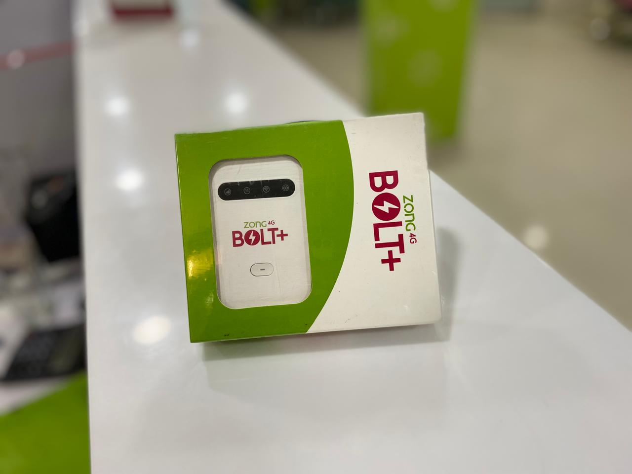 ZONG 4G Bolt+ Internet Device - All Sim Supported.